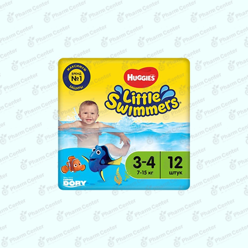 Huggies Little Swimmers (3 - 4) վարտիքներ (7 - 15 կգ) №12