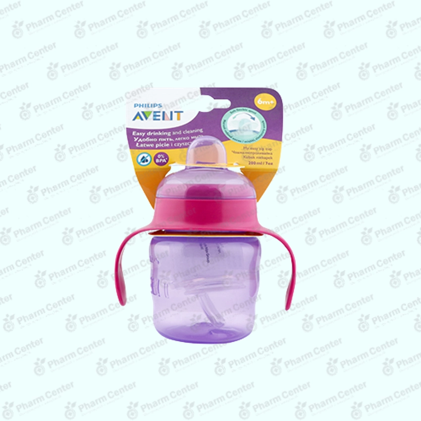 Avent բաժակ փափուկ սիլիկոնե քիթիկով 200մլ