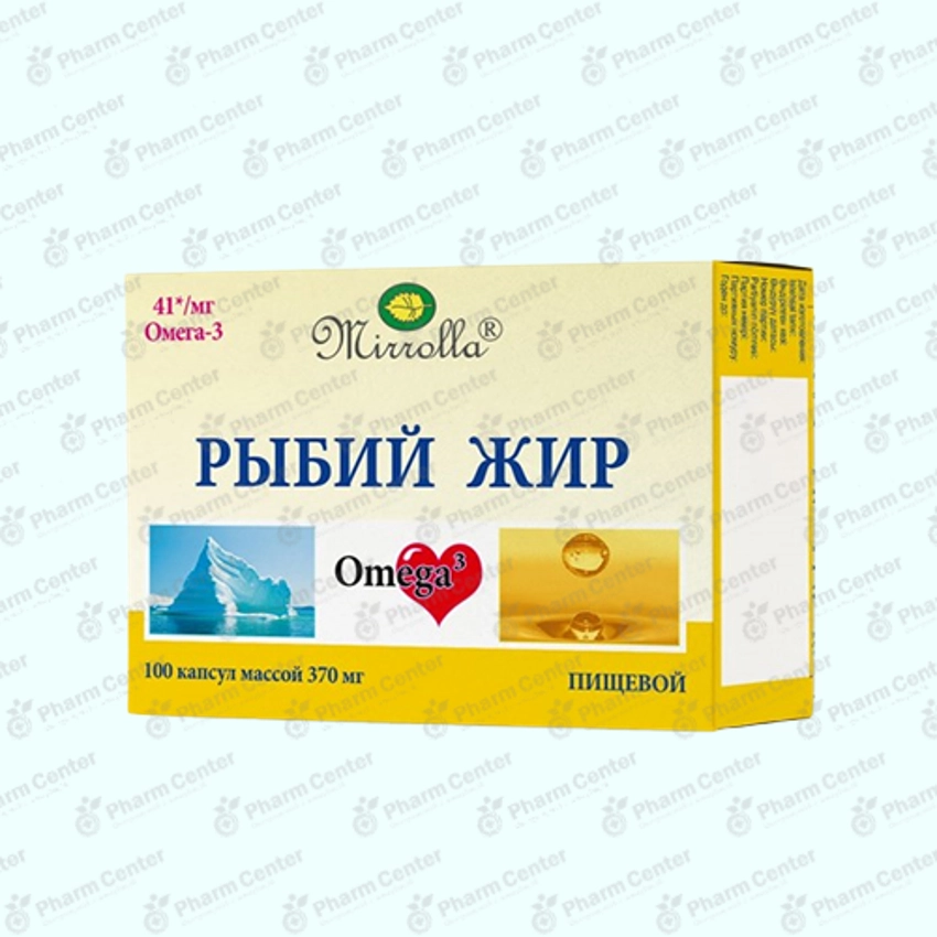 Ձկան յուղ դպտճ. 370մգ N100