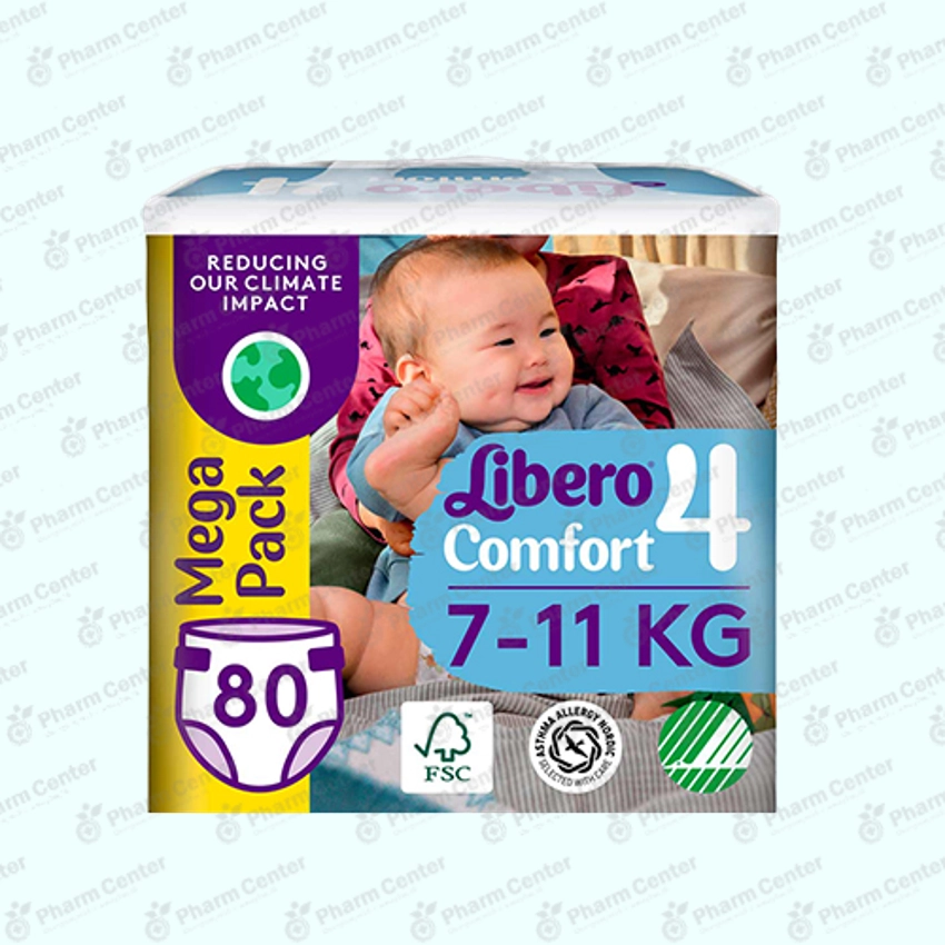 Libero Комфорт N4  8147 7-11кг  х 80