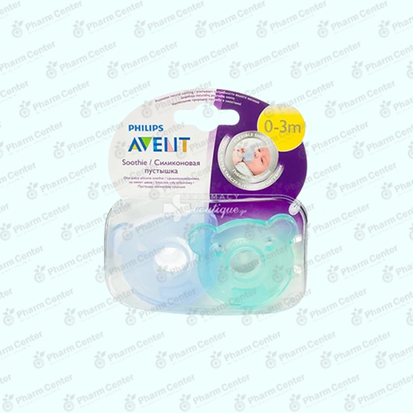 Avent ծծակ սիլիկոնե  0-3м+  х 2  194/01